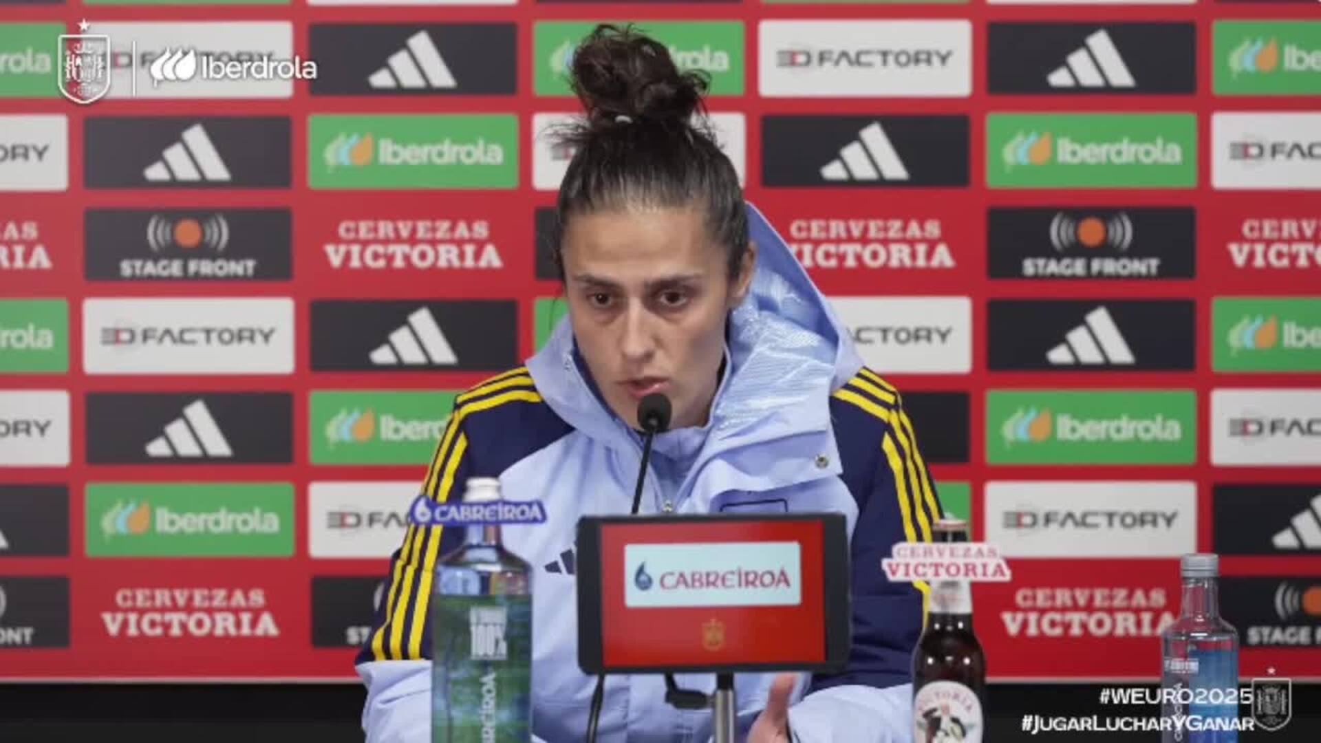 Montse Tomé: "Somos un equipazo, es un lujo poder entrenarlas"