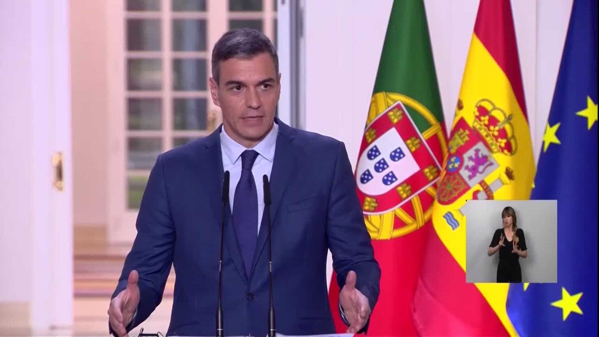 Sánchez reafirma el compromiso de Andueza de no pactar con Bildu en Euskadi