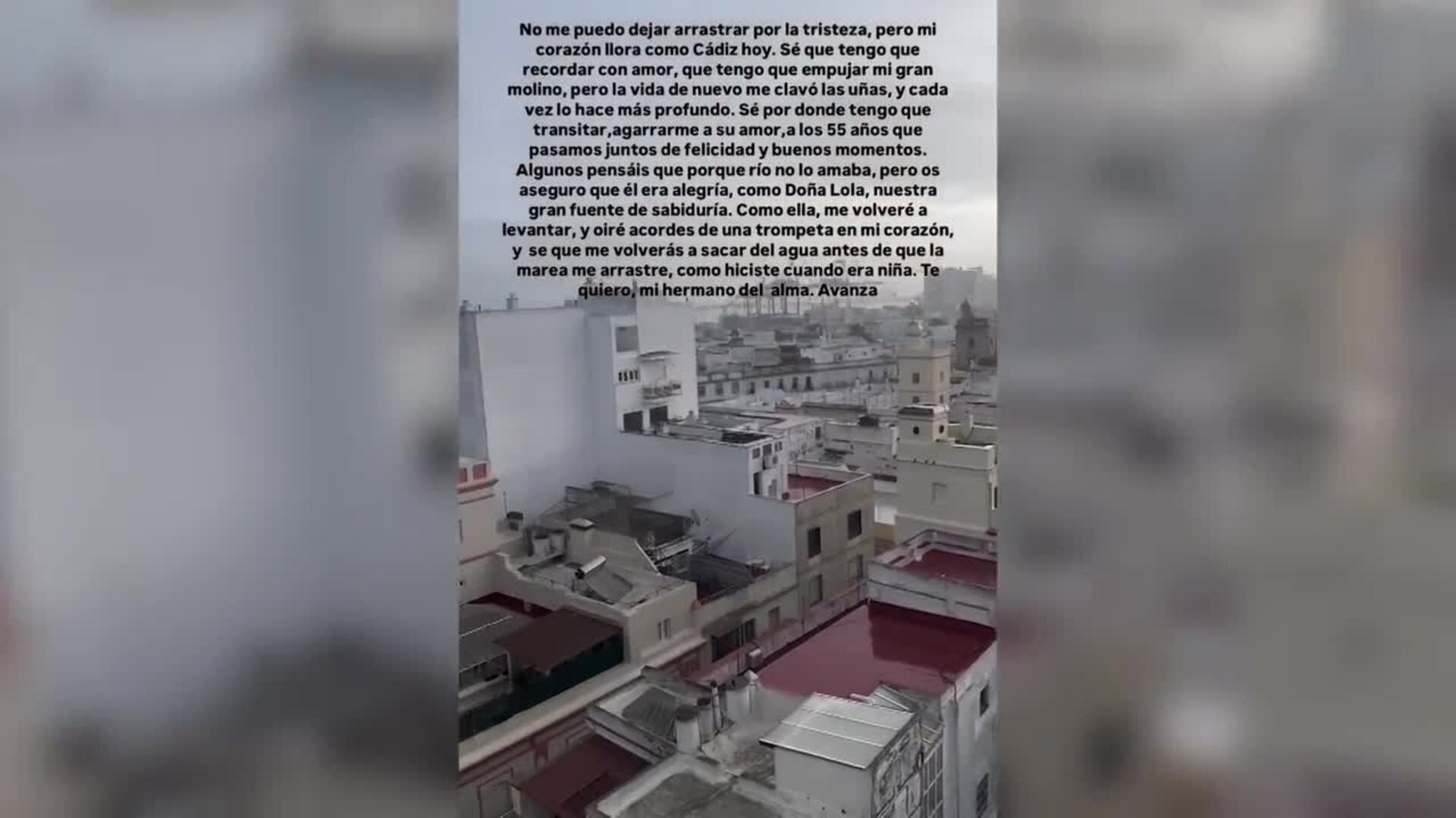 Paz Padilla trata de recuperarse de la muerte de su hermano