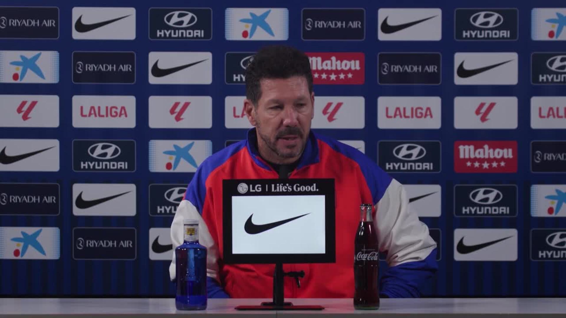 Simeone: "La idea del Atlético se ve claramente desde hace 12 años"