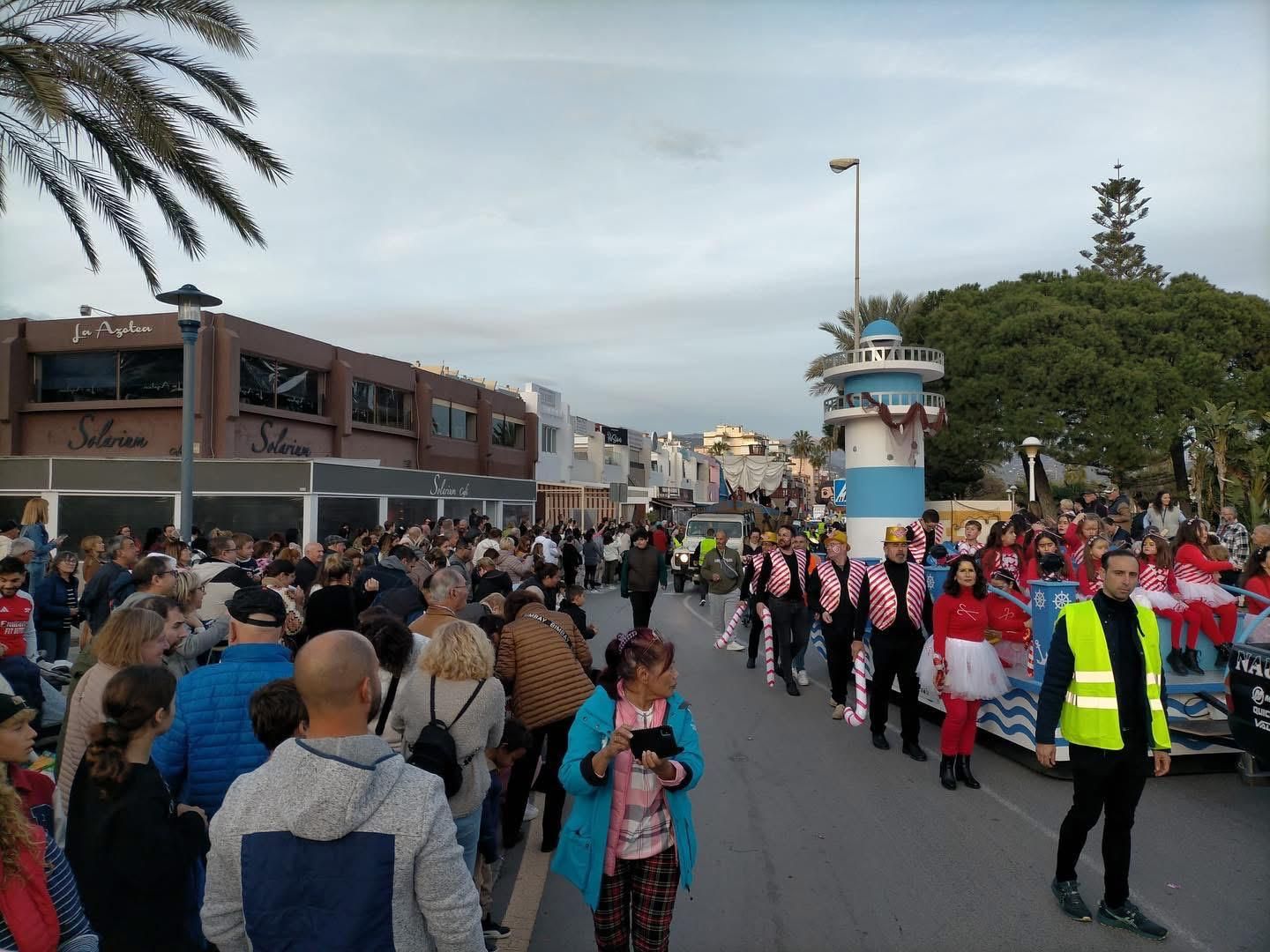 Cabalgata de Reyes en Torre del Mar.