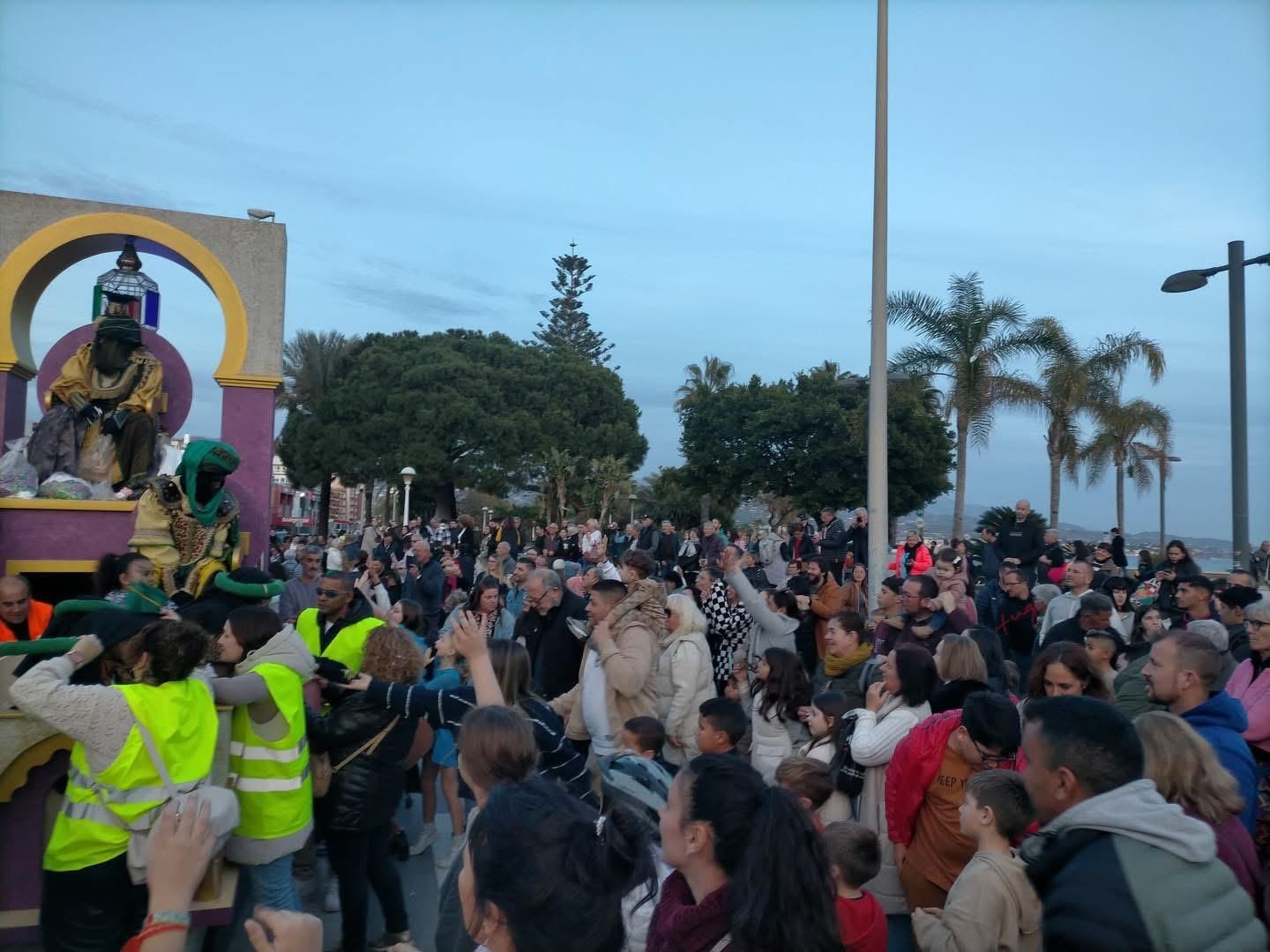 Cabalgata de Reyes en Torre del Mar.