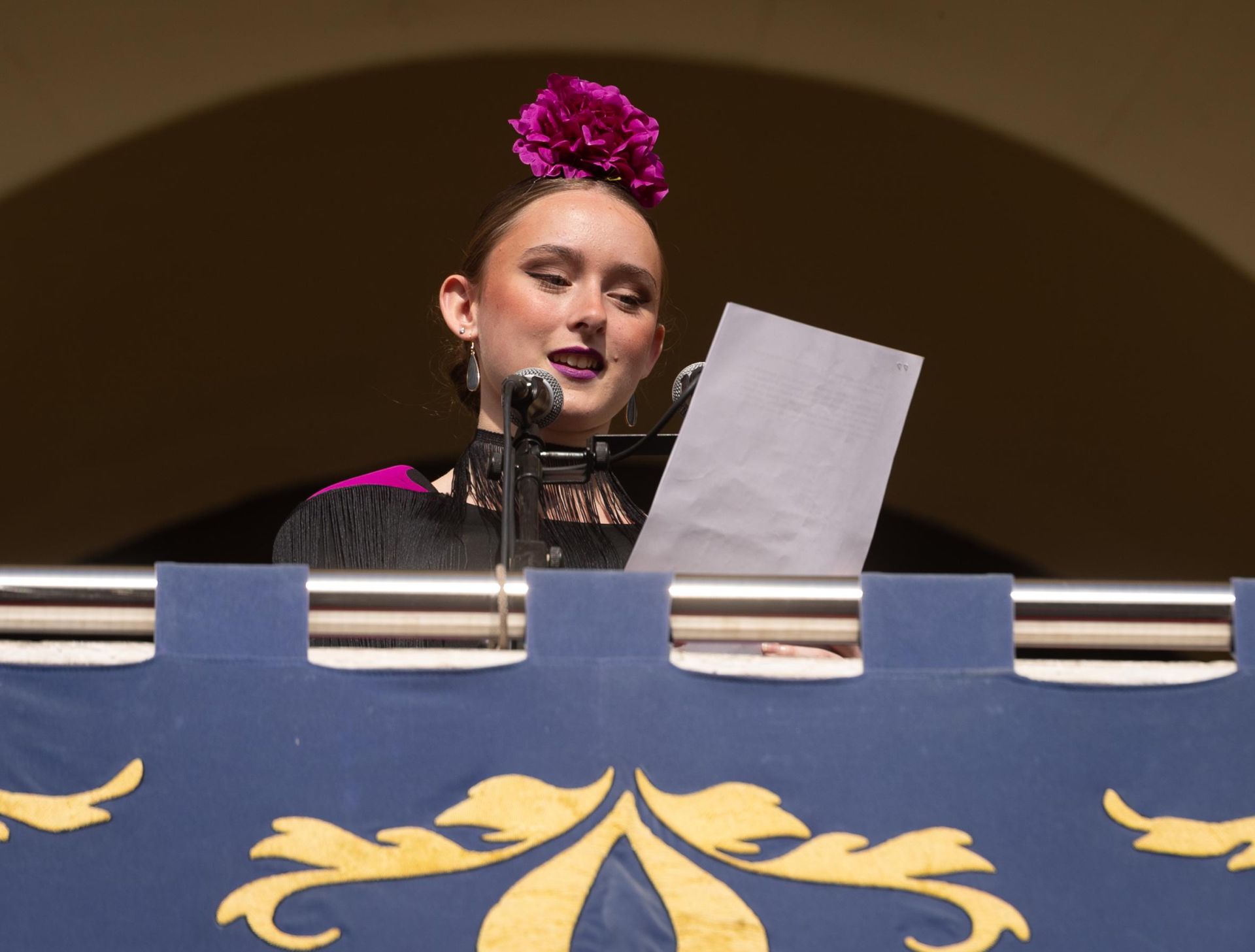 La alcaldesa infantil de 2024, Claudia Moreno Moya, pide que Sus Majestades ayuden a que la esperanza, la ilusión y la sonrisa llegue a todos los niños y las niñas.