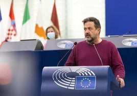 Pineda, en una imagen de archivo, en el Parlamento europeo.