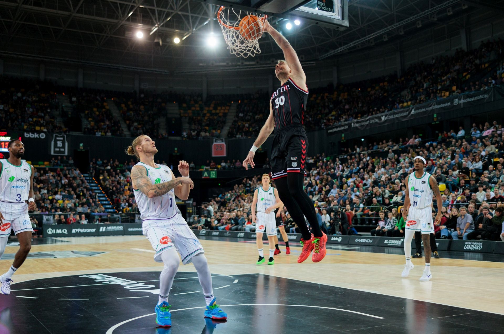 El Bilbao Basket-Unicaja, en imágenes