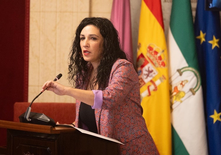 Morillas, durante su intervención en el pleno.