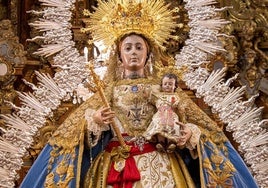 La Virgen de la Paz, en la Merced.