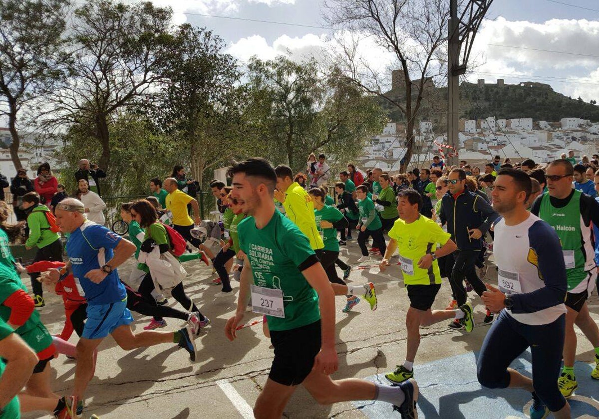 La Carrera Solidaria 'Dr. Emilio Alba Conejo en otra edición.