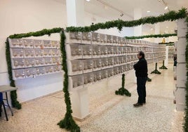 La exposición de casi 800 especies de canarios en Archidona durante esta semana.