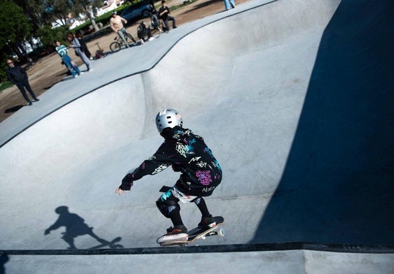 Así es el nuevo skate park de 300 metros en Campanillas