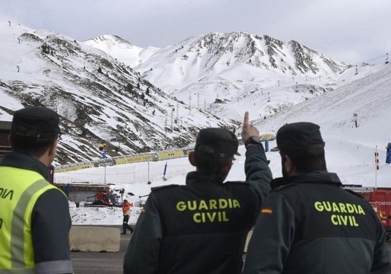 Imagen del accidente de Astún