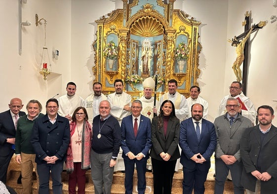 Bendición de la ermita de La Cala del Moral que abre el culto después de 30 años