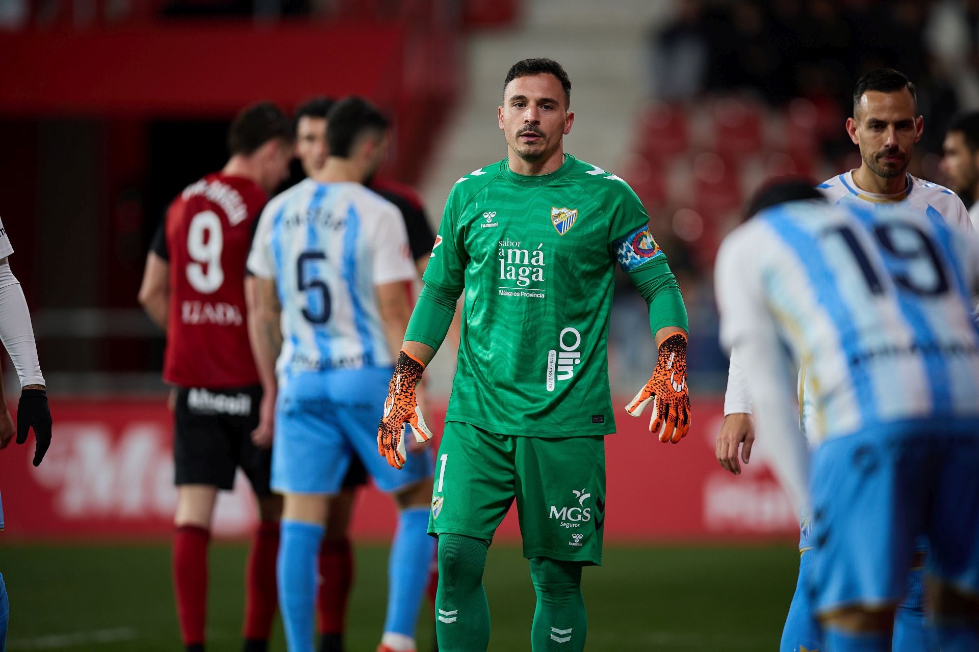 El Mirandés- Málaga, en imágenes