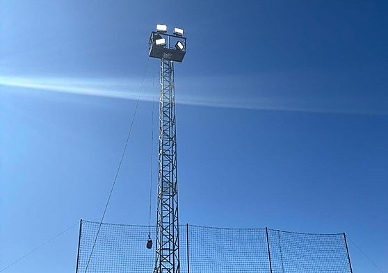 Uno de los focos renovados de las instalaciones deportivas.