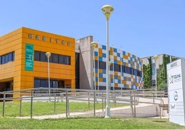 El edificio de la Fundación General de la Universidad de Málaga en el campus universitario.