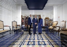 Presentación del nuevo espacio museístico de la antigua biblioteca de la Casa Palacio del jardín.