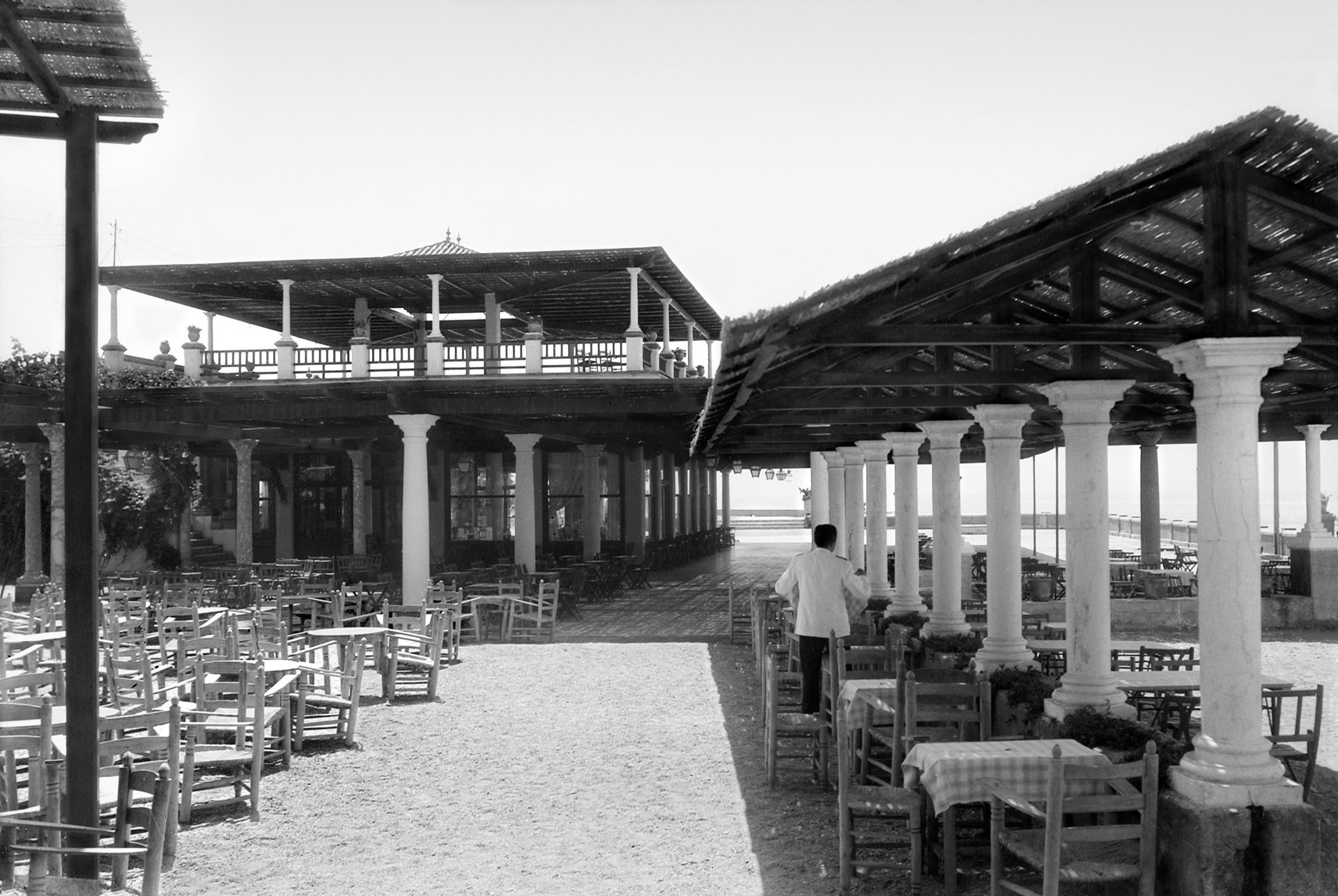 Fotos históricas de la entrada a los Baños del Carmen.