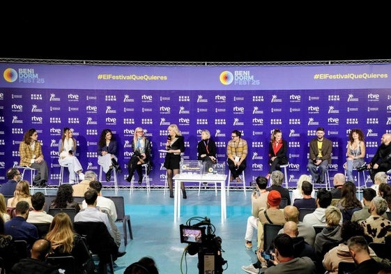 Rueda de prensa de los finalistas.