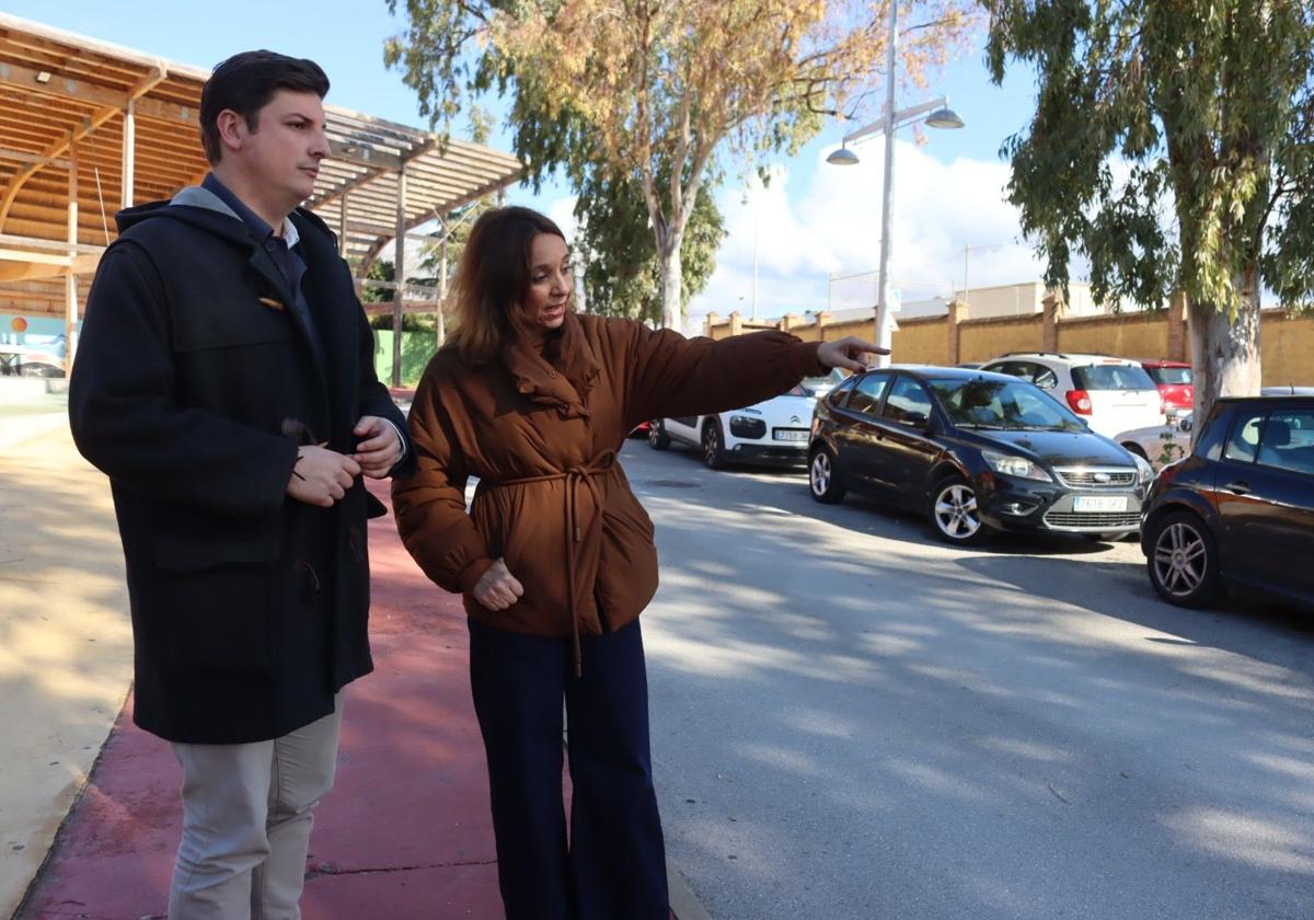 Muñoz y Fernández, en la zona.