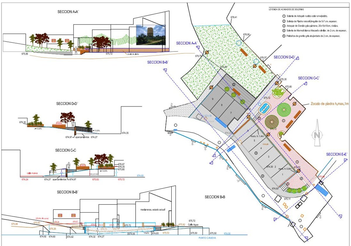 Planos de las obras planteadas.