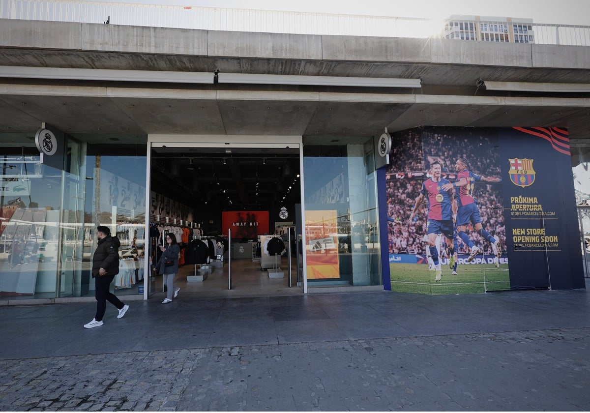 La futura tienda del Barcelona estará al lado de la del Real Madrid.