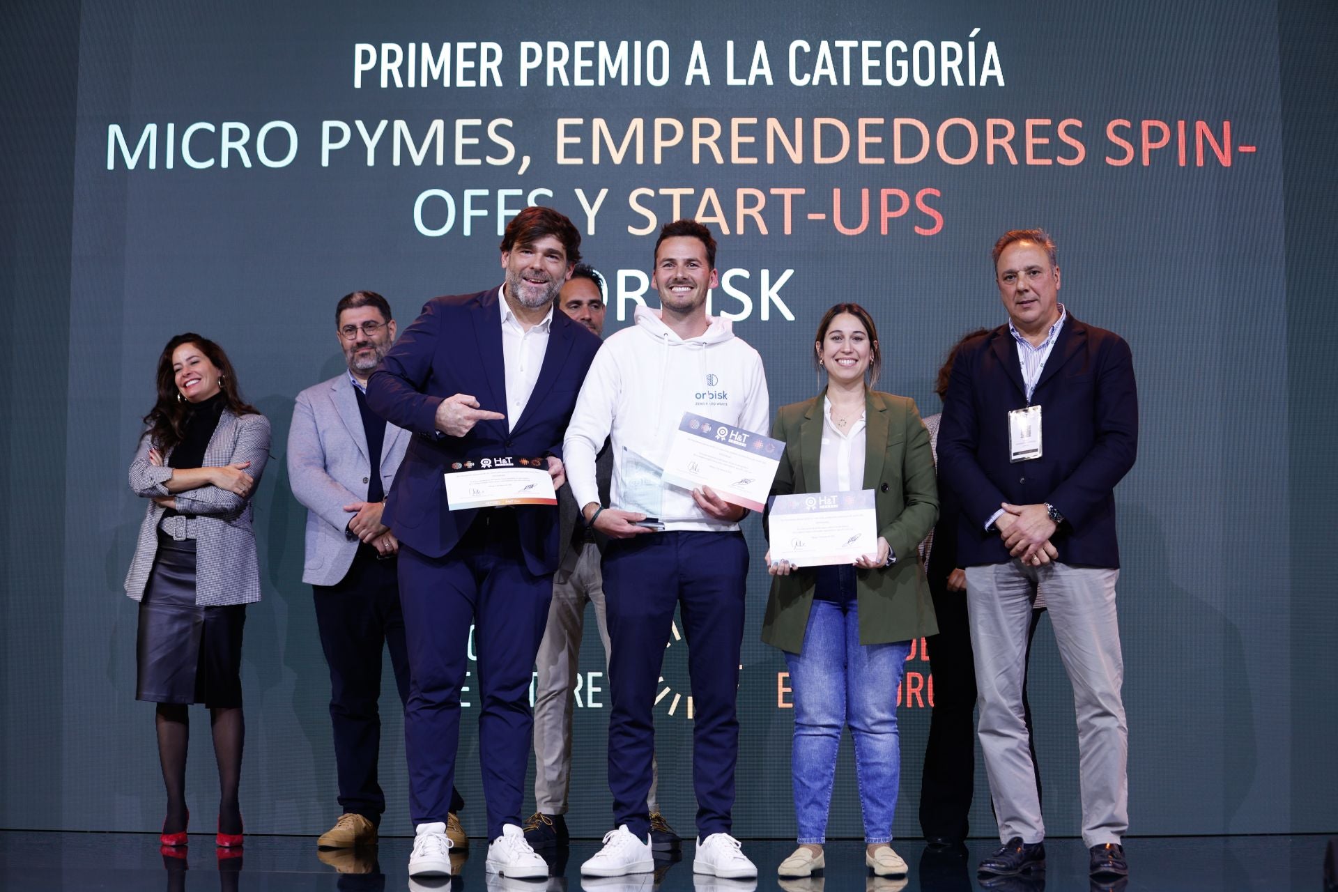 Entrega de premios del salón H&amp;T en Málaga