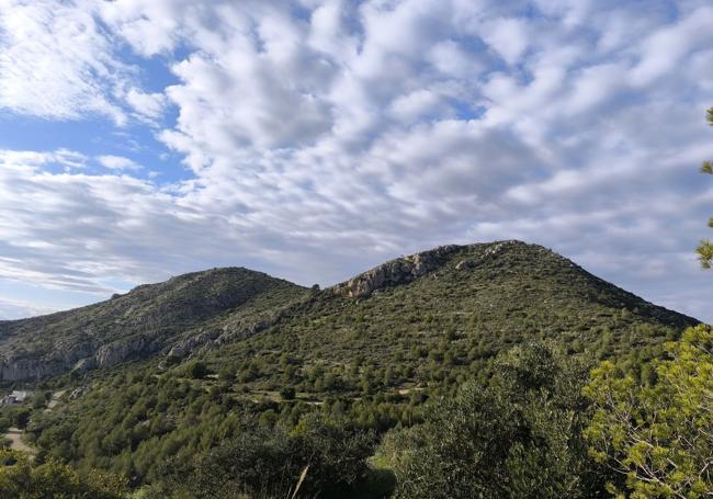 Los Montes de San Antón, popularmente conocidos como las 'Tetas de Málaga'