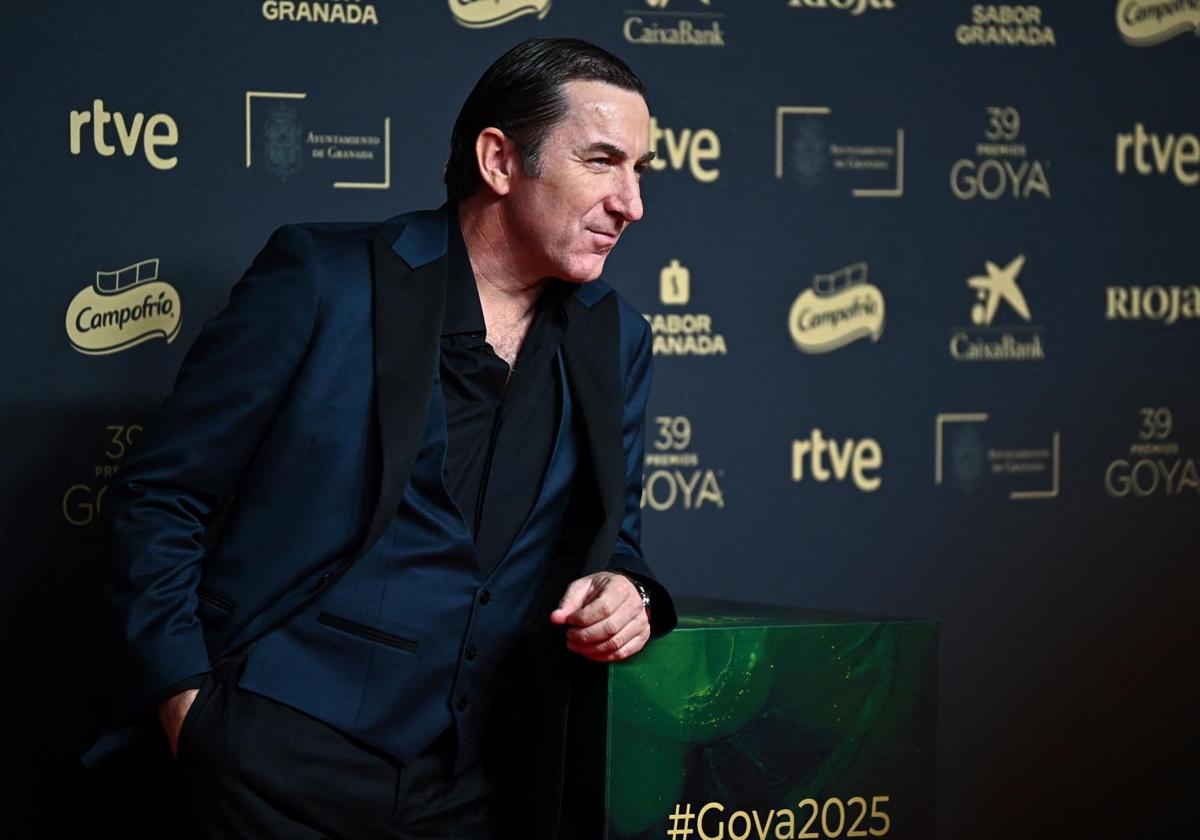 Antonio de la Torre, en la alfombra roja de los premios Goya de este año.