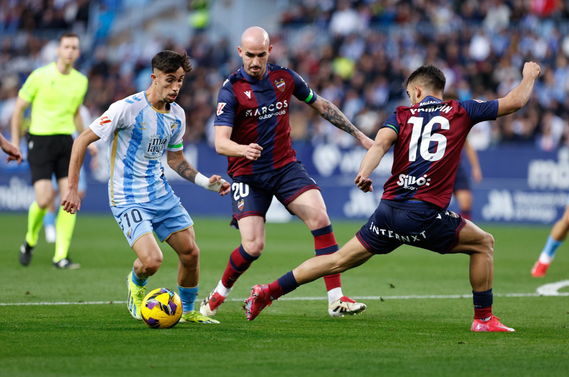 Las mejores imágenes del Málaga-Levante