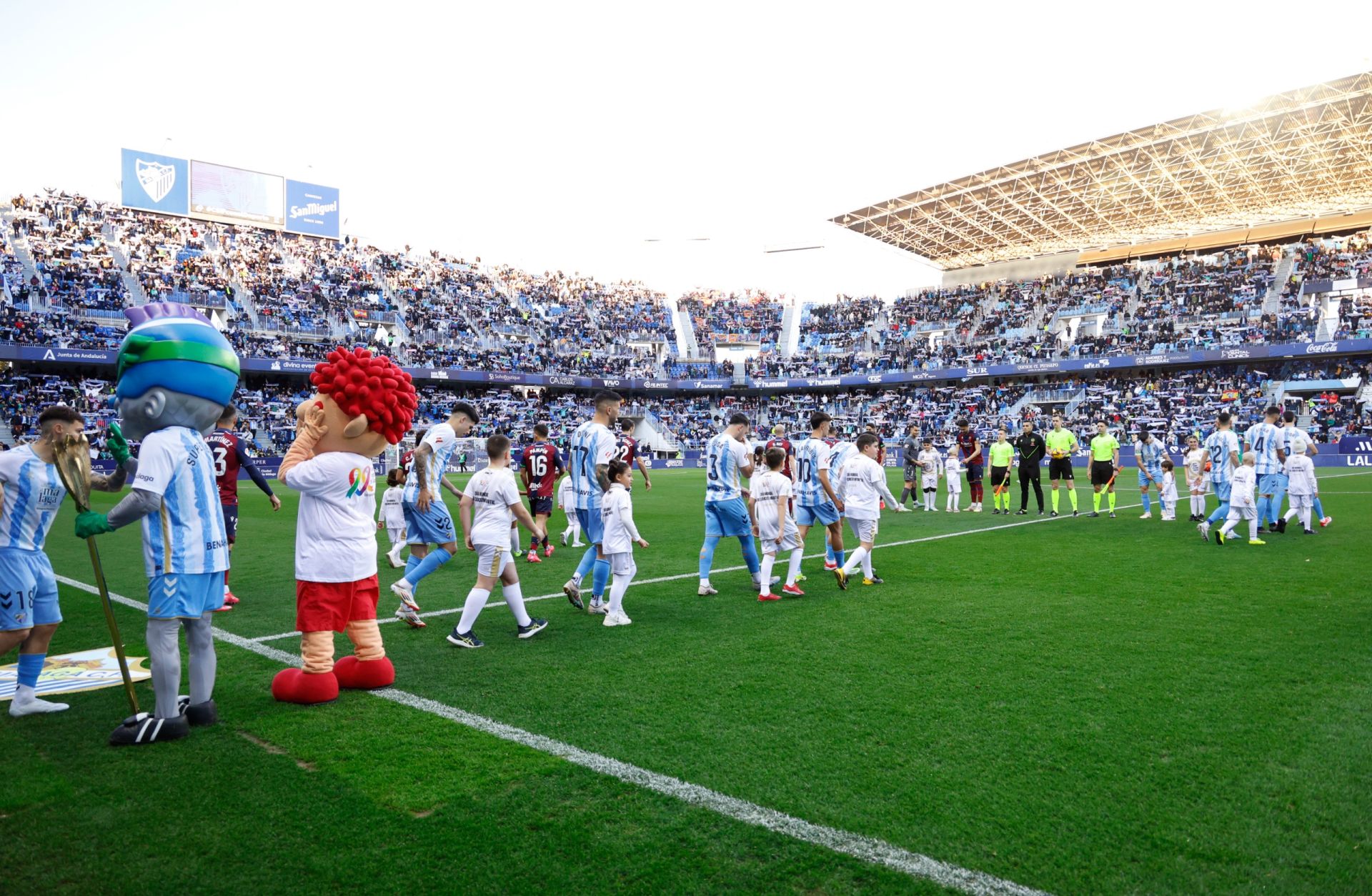 Las mejores imágenes del Málaga-Levante