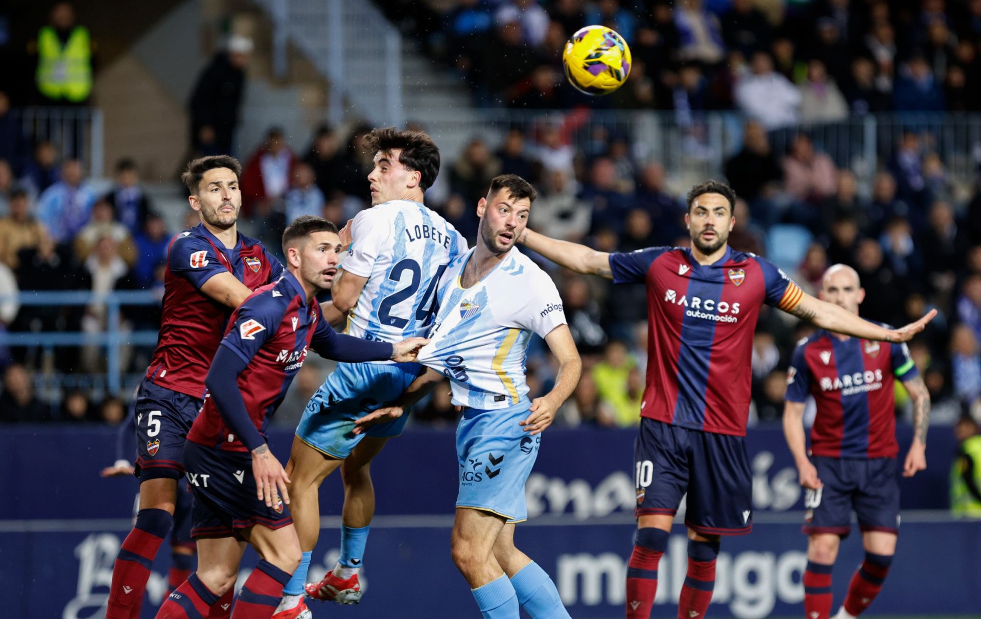 Las mejores imágenes del Málaga-Levante