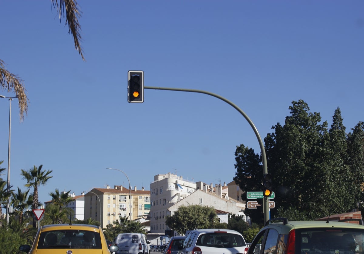 Tráfico intenso en Torremolinos.