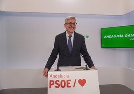 El portavoz adjunto del PSOE-A, Josele Aguilar.