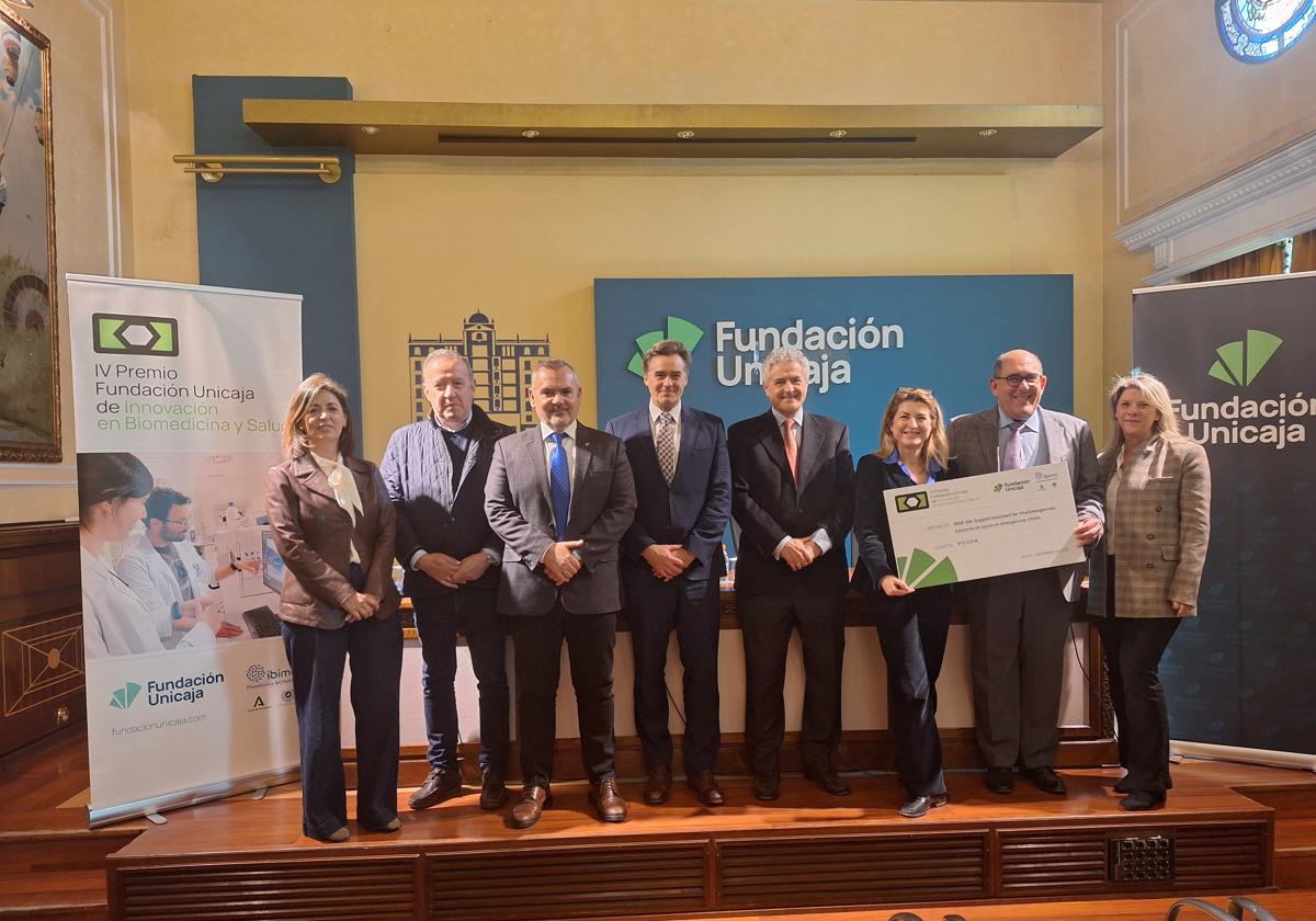 Un asistente virtual en emergencias basado en IA, Premio Fundación Unicaja de Innovación en Biomedicina