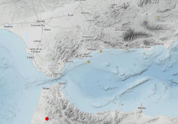 Sentido en Málaga un terremoto de magnitud 4,9 con epicentro en Marruecos