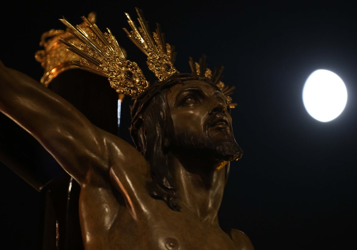 El Cristo de la Expiración en la noche del Miércoles Santo.