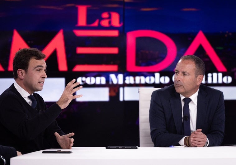 Ignacio Peinado en 'La ALameda' junto a Manolo Castillo.