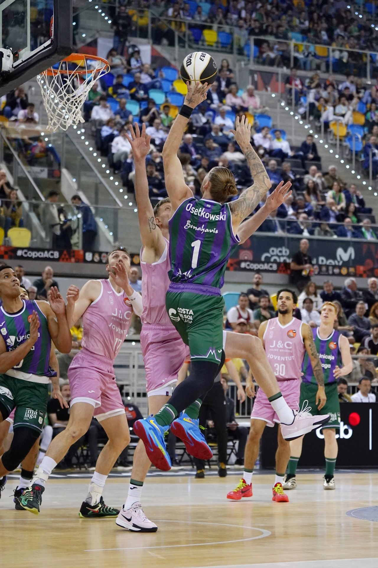 El Unicaja-Joventut de Copa del Rey, en imágenes