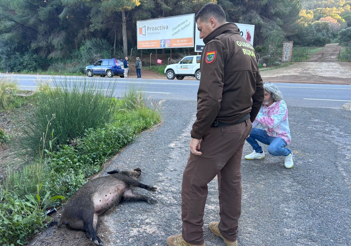 Villalobos alerta de que cada vez hay más peligro de accidentes en la carretera entre Churriana y Alhaurín de la Torre.