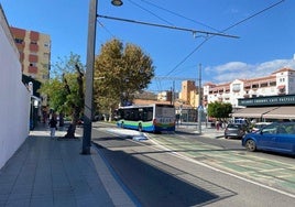 Imagen de archivo de la avenida de Andalucía de Torre del Mar.