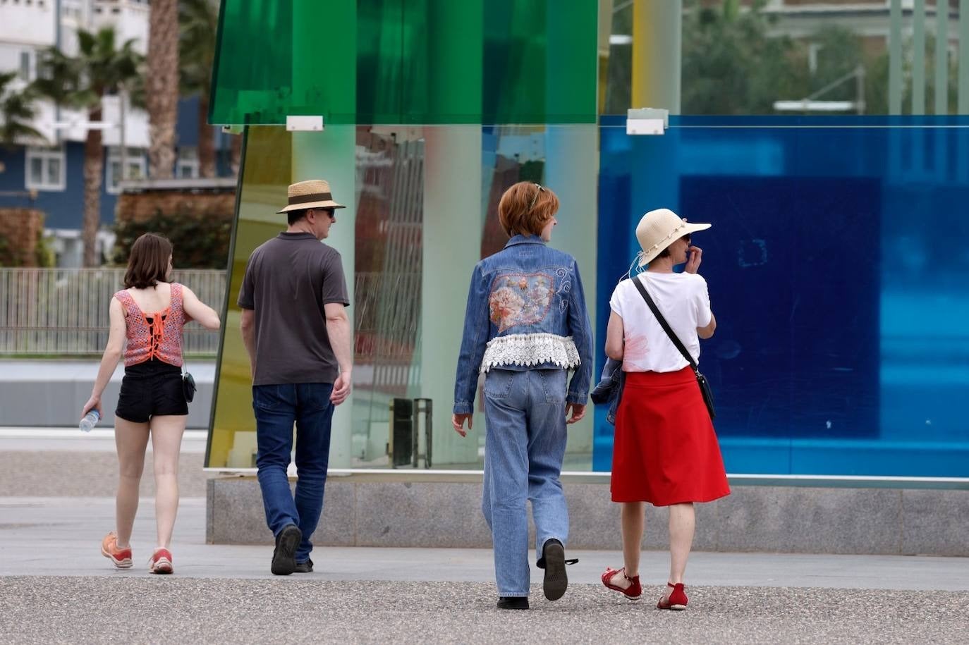 Turistas, en Málaga capital..