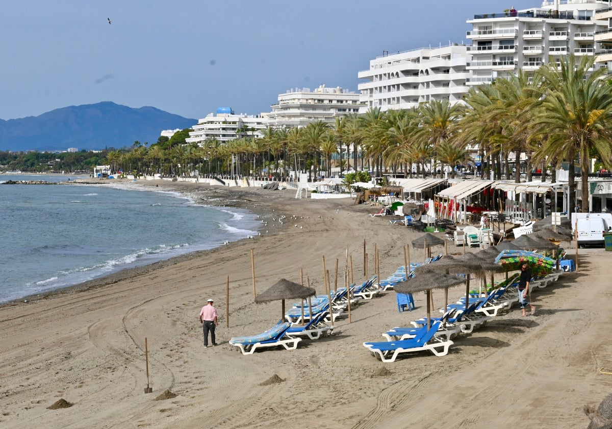 Playa de La Fontanilla en Marbella.