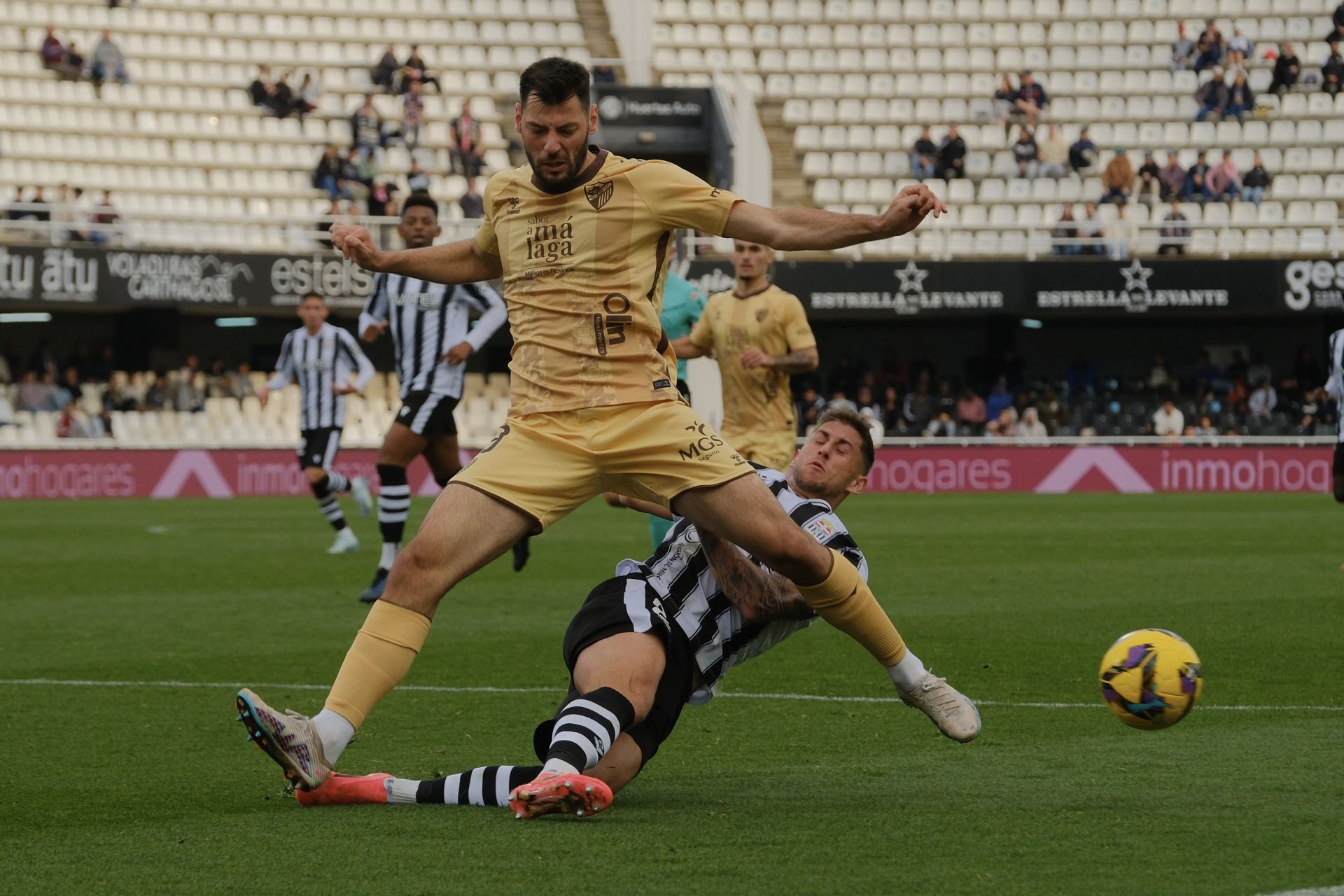 El Cartagena- Málaga, en imágenes