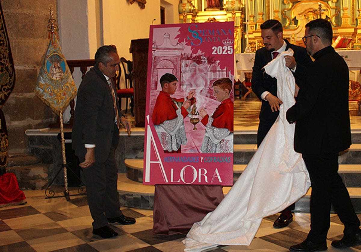 Presentación del cartel de Semana Santa 2025 de Álora.