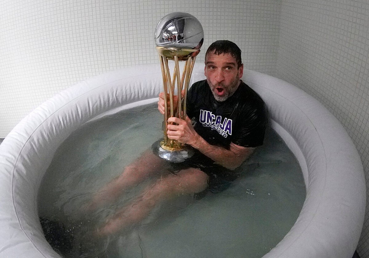 La celebración del título del Unicaja en la intimidad