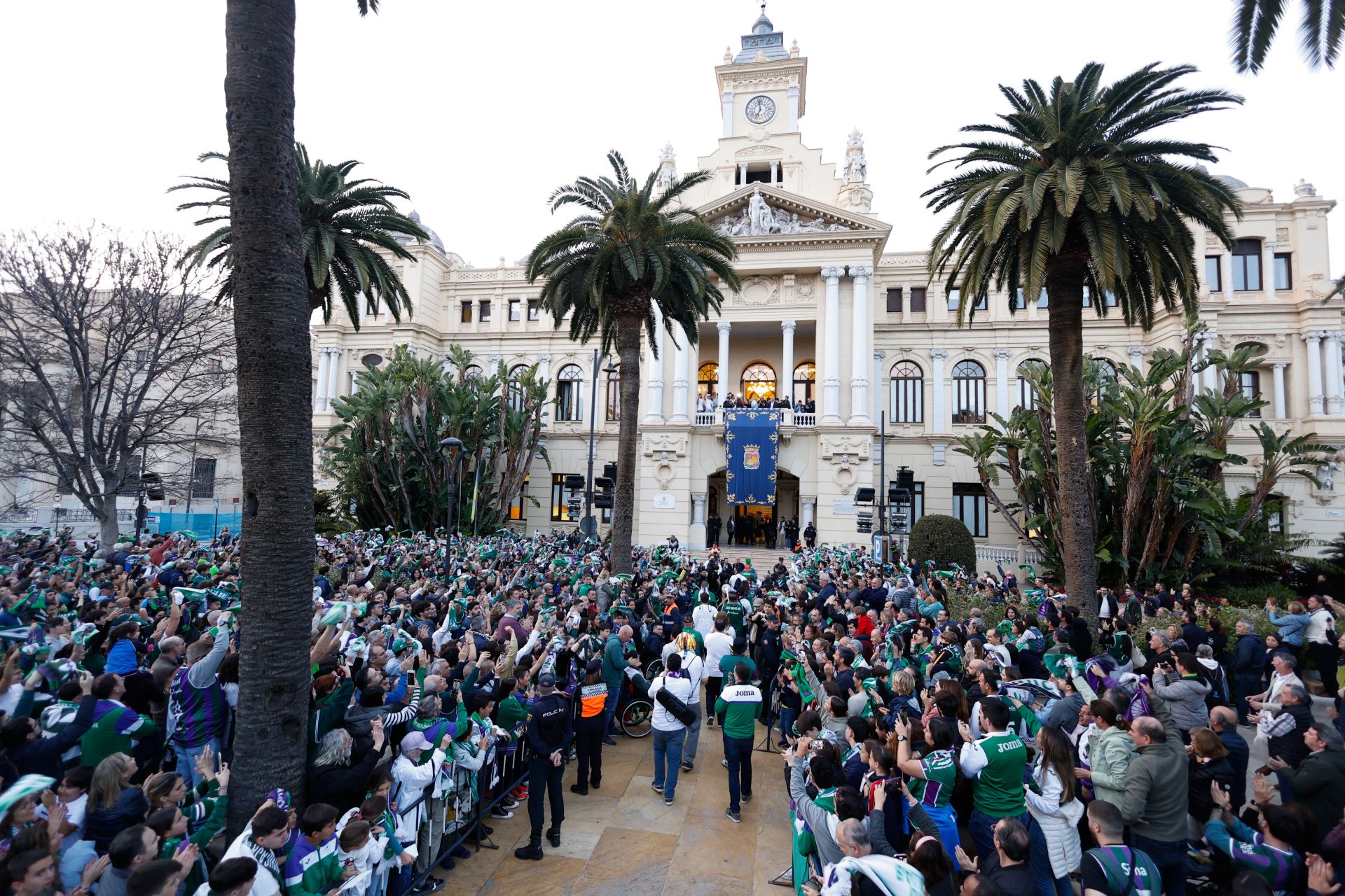 El Unicaja celebra en Málaga su tercera Copa del Rey