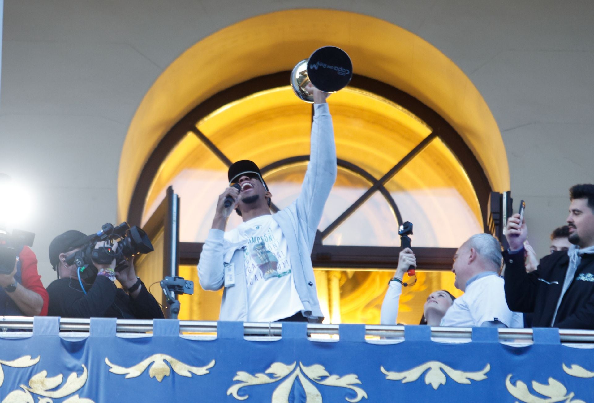 El Unicaja celebra en Málaga su tercera Copa del Rey