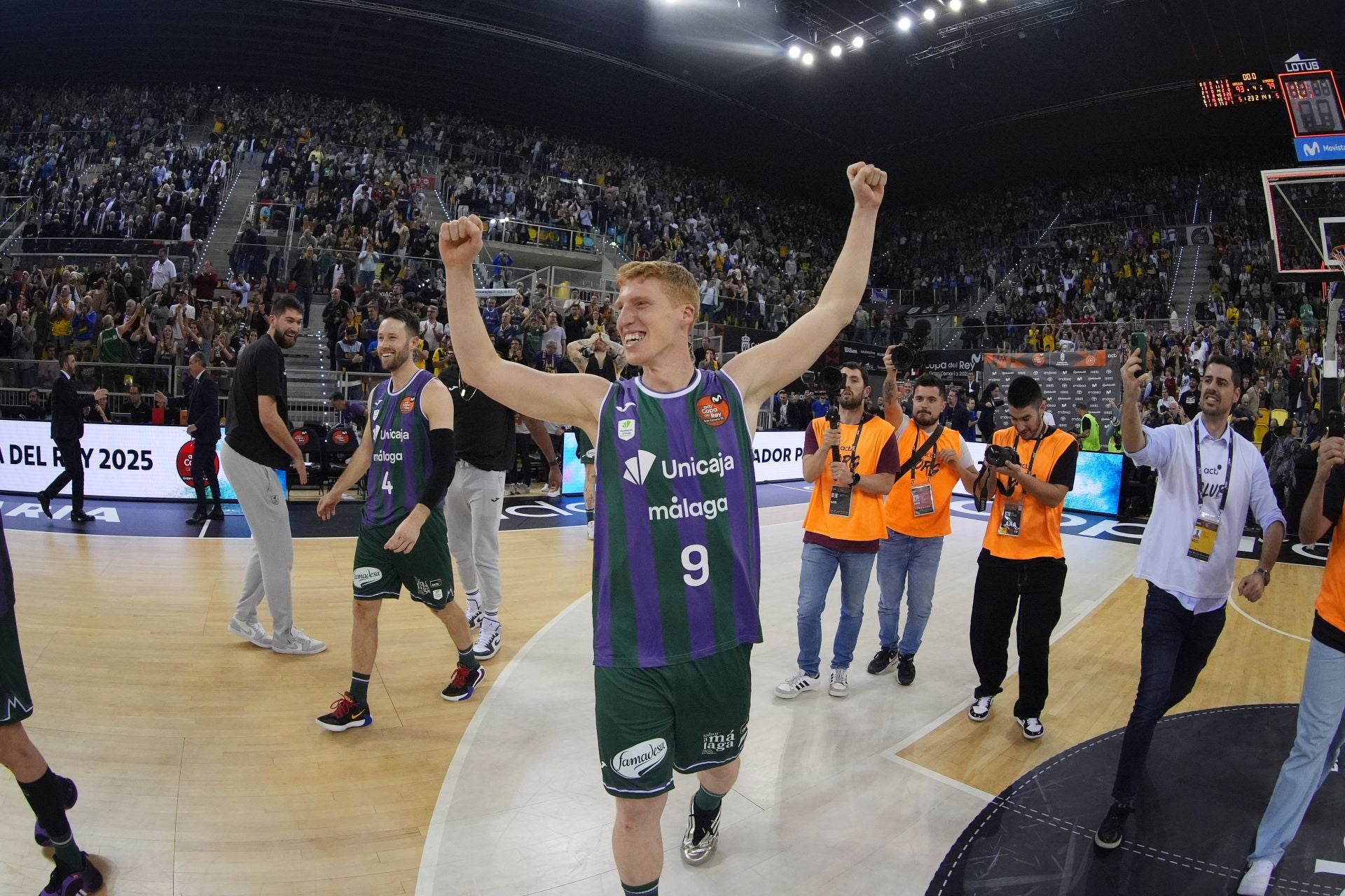 La final Unicaja- Real Madrid de Copa del Rey, en imágenes