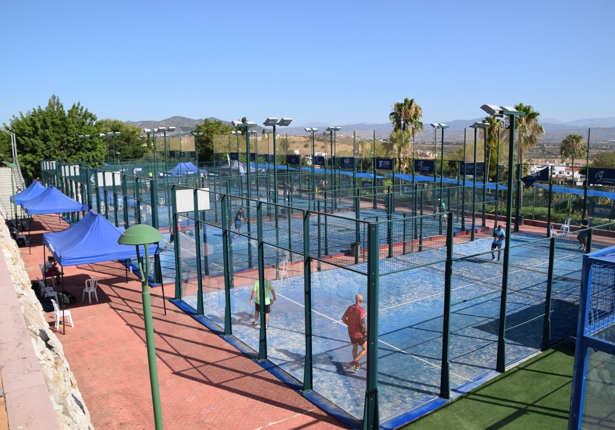 Pistas de pádel en Alhaurín de la Torre.