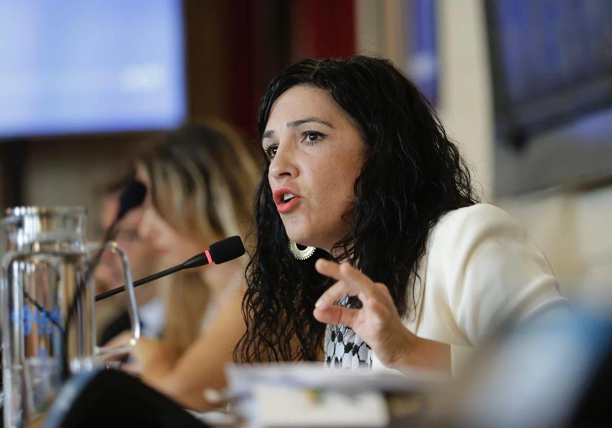 Toni Morillas, durante una intervención en un pleno municipal.